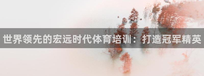焦点娱乐平台：世界领先的宏远时代体育培训：打造冠军精