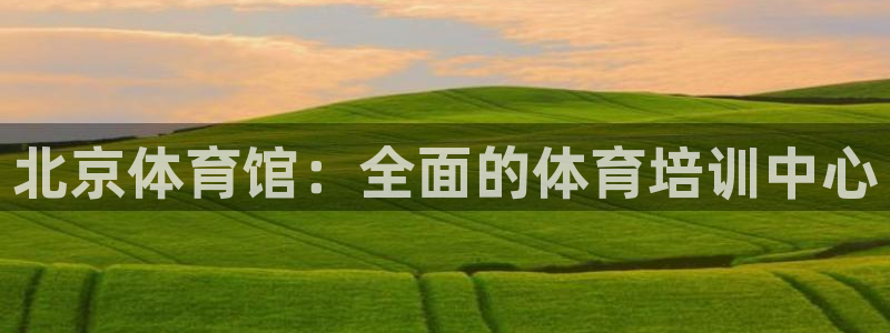 焦点娱乐怎么找导师：北京体育馆：全面的体育培训中心