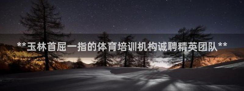 焦点娱乐开发：**玉林首屈一指的体育培训机构诚聘精英